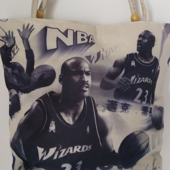 Vintage Michael Jordan NBA tote bag - Picture 2 of 10